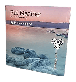 מארז לניקוי הפנים | מי פנים גל סקראב חלב פנים | ללא אלכוהול | מתאים לשימוש גם באיזור השפתיים | ביו מארין | Bio Marine