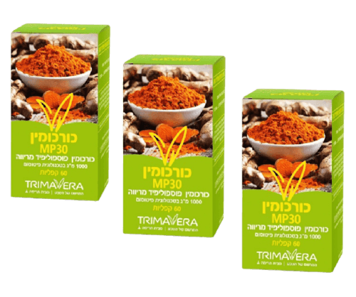 כורכומין MP30 מכיל 180 קפליות | מבצע שלישיה | תרימה | Trima
