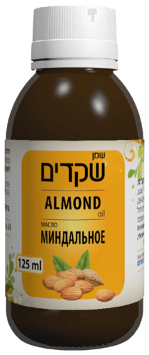 שמן שקדים | מכיל 125 מל | לעיסוי הגוף והפנים | להרגעה והגנה על העור | דן פארם | Dan Pharm