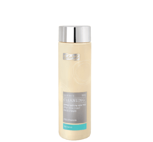 מסיר איפור נוזלי | לכל סוגי העור | גנסיס קלינסינג | לאזור העיניים | מכיל 200 מל | דר פישר | Dr Fischer