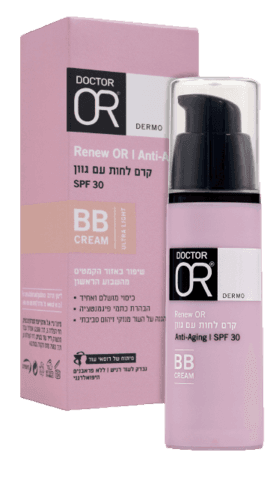 קרם לחות עם גוון | BB CREAM | גוון אולטרה לייט | SPF30 | אנטי אייגינג | 30 מל | דר עור | Doctor Or