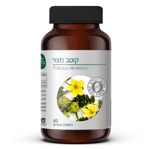 קוטב מצוי עלים | מכיל 60 כמוסות צמחים | Tribulus Terrestris Leaves | ברא צמחים | BARA