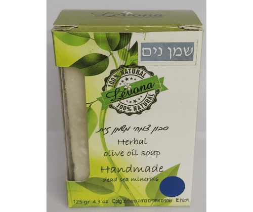 סבון צמחי | משמן זית | עשיר בלחות | מעושר בויטמין E ושמנים אתריים | שמן נים | LEVANA