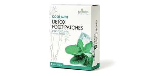 פדים מהדורת מנטה | 100 אורגני | Detox Foot Patches | ביו גרין | Bio Green