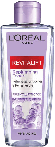 מי פנים | טונר | למראה עור מלא בלחות חלק רענן ורך | מכיל 200 מל | נבדק דרמטולוגית | לוריאל | LOREAL