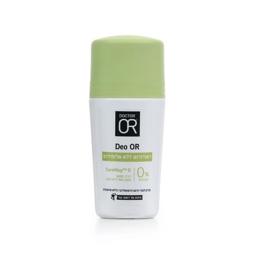 דאודורנט ללא אלומיניום | מכיל 70 מל | 0 אלכוהול | דר עור | Doctor Or