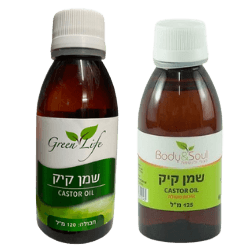 שמן קיק | מכיל 125 מל | איכות מעולה | לשימוש חיצוני בלבד | פלוס | שמן קיק | 120 מל | castor oil