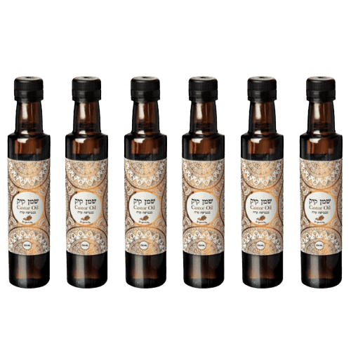 מארז שישייה | שמן קיק 100 טהור בכבישה קרה | מכיל 250 מל | מעודד את התחדשות השיער | עשיר בחומצות שומן | ARGANIA | ארגניה