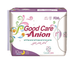 10 תחבושות בריאה לשימוש במהלך הלילה - גודל ליחידה 280 ממ - GOOD CARE גוד קר | Good Care