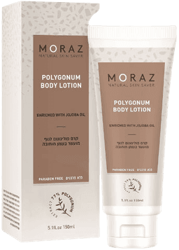 מורז | קרם פוליגונום לגוף | מועשר בשמן חוחובה | ללא פרבנים | 150מל מורז | Moraz