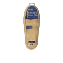 רפידות ספוג זיכרון בצבע בז לגבר | ITEM 301C אוריאל | מידה 41-45 | אוריאל | URIEL