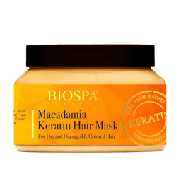 מסכת שיער קרטין ומקדמיה | מכיל 500 מל | ביו ספא | BIO SPA