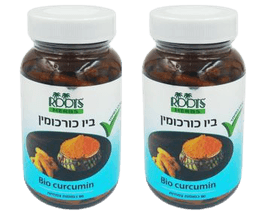 ביו כורכומין | מכיל 180 כמוסות | מבע זוגי | רוטס | ROOTS