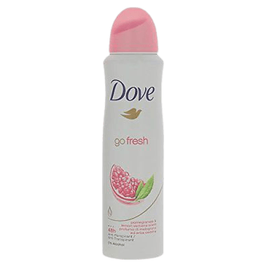דאודורנט ספריי go fresh רימונים - מכיל 150 מל דוב | Dove