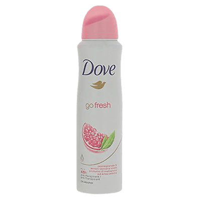 דאודורנט ספריי go fresh רימונים - מכיל 150 מל דוב | Dove