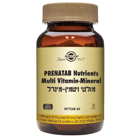 מולטי ויטמין מינרל | מכיל 60 טבליות | מתאים לצמחונים וטבעונים סולגאר | Solgar
