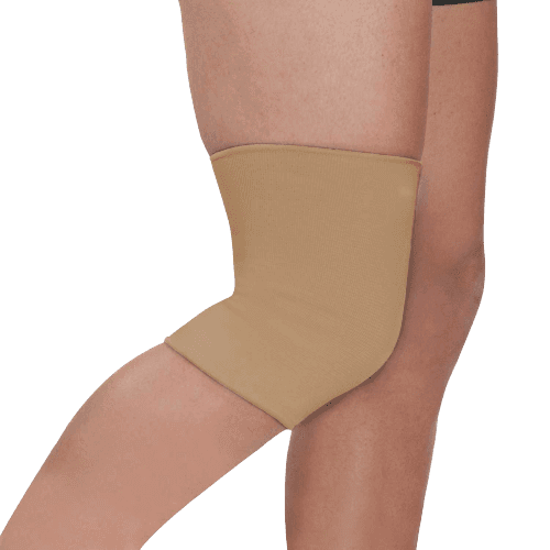 מגן לברך להקלה על כאבי ברכיים יצירת לחץ היקפי סביב הברך ושמירה חיצונית | צבע חום | תומך את הברך | מידה XS אוריאל | URIEL