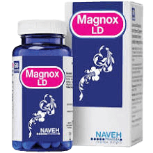 מגנוקס ליידי | תוסף מגנזיום ויטמינים וצמחים | מכיל 60 כמוסות | נוה פארמה | NavehPharma
