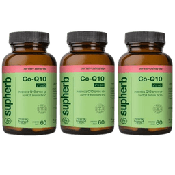 קו-אנזים Q-10 | יבש במינון 60 מג סופהרב | 180 כמוסות | סופהרב | SUPHERB