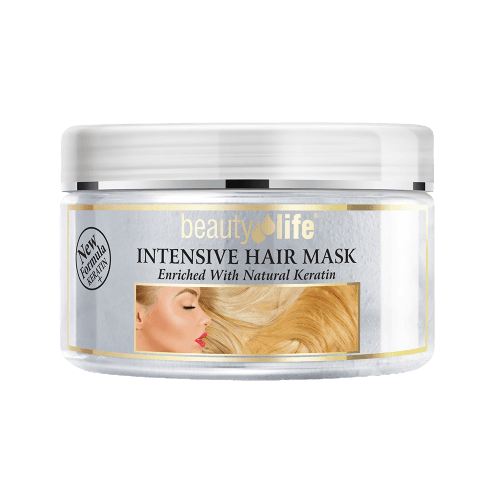 מסיכה לשיער | עם קרטין טבעי | לכל סוגי השיער | מכיל 250 מל | ארומה דד סי | Aroma Dead Sea