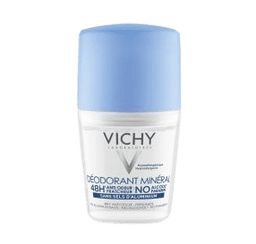 דאודורנט מינרלי רול און | לנטרול ריח הזיעה עד 48 שעות | 50 מל | וישי | Vichy