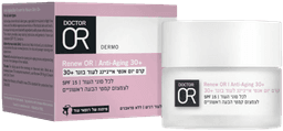 קרם יום אנטי אייגינג | לעור בוגר 30 | SPF15 | RENEW-OR | לצמצום קמטי הבעה ראשוניים | דר עור | Doctor Or