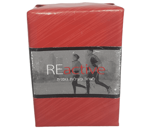 REactive | סבון מיוחד לאחר פעילות גופנית |