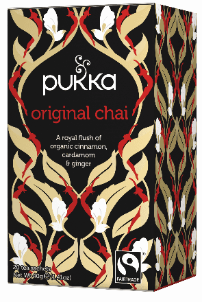 צאי הודי אורגינלי | 20 שקיקים | חליטת צמחים אורגנית | פוקה | PUKKA