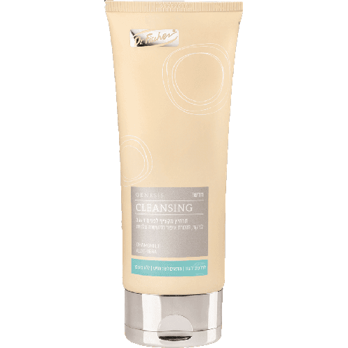 תרחיץ מקציף פנים 3 ב-1 | GENESIS CLEANSING | מכיל 200 מל | מנקה מסיר איפור ומעשיר את העור בלחות | דר פישר | Dr Fischer