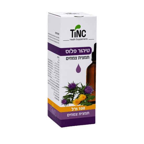 טיהור פלוס | תמצית צמחים | מכיל 100 מל | תוסף תזונה | טינקטורה טק | Tinctura Tech