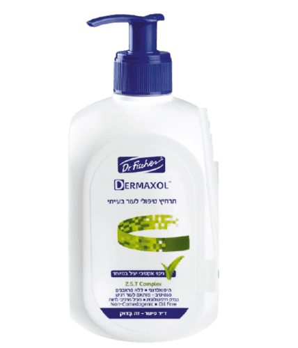 תרחיץ טיפולי לעור בעייתי | סדרת דרמקסול | מכיל 500 גרם דר פישר | Dr Fischer