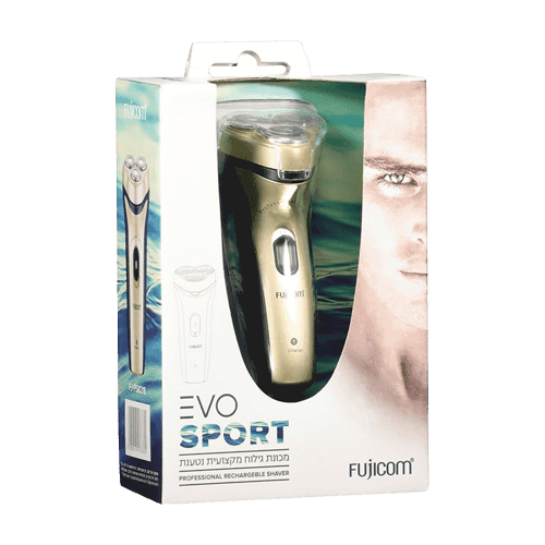 מכונת גילוח | איוו ספורט | EVO SPORT | מכונת גילוח מקצועית נטענת פוגיקום | Fujicom