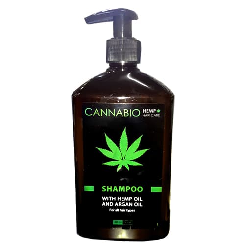 שמפו עם שמן המפ וארגן | מכיל 400 מל | CANNABIO By Sea Of Spa | ביו ספא | BIO SPA