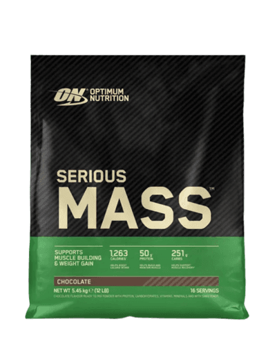 גיינר | בטעם שוקולד | Serious Mass | סיריוס מאס | מכיל 545 קג | אופטימום נוטרישן | Optimum Nutrition