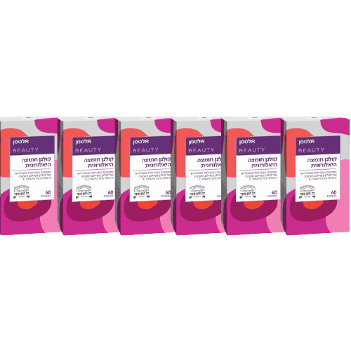 מבצע שישיה | קולגן וחומצה היאלורונית | בתוספת ויטמין C | כמוסות 360 | אלטמן | ALTMAN