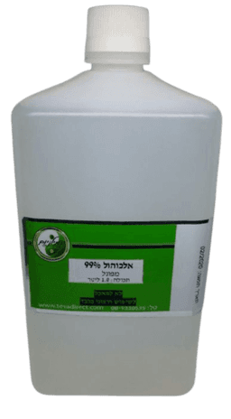 אלכוהול 99 איכותי לחיטוי וניקוי ידיים או משטחים תעשייתים | משמיד חיידקים וירוסים ובקטריות | 5 ליטר המילניום