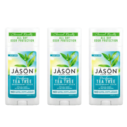 מבצע שלישיה | דאודורנט סטיק עץ התה | הגנה למשך כול היום | מנטרל ריחות רעים | גייסון JASON גייסון | JASON