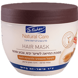 נטורל קר | מסכת החייאה לשיער יבש צבוע ופגום | דר פישר דר פישר | Dr Fischer