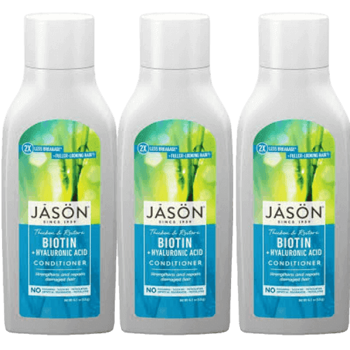 מבצע שלישיה | JASON | מרכך שיער ביוטין | 473 מל | גייסון גייסון | JASON