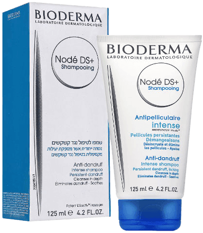נודה DS | שמפו איטנס | לטיפול בקשקשים וגירודים אינטנסיביים | מרגיע ומונע קשקשים | מכיל 125 מל | ביודרמה | Bioderma