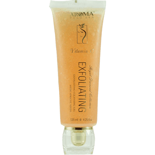 גל עדין לניקוי פנים | מועשר בקמומיל | מועשר בויטמין C | מכיל 125 מל | Vitamin C Exfoliating | ארומה דד סי | Aroma Dead Sea