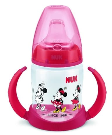 בקבוק אימון פיירסט צויס NUK FIRST CHOICE | מכיל 150 מל | 6-18 חודשים | מיני מאוס | נוק | NUK