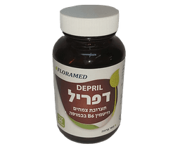 60 כמוסות דפריל תערובת צמחים וויטמין B6 - פלורמד - 420 מג