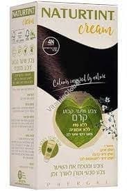 צבע לשיער | 4N | קרם | NATURTINT | ללא PPD | ללא אמוניה נטורטינט | NATURTINT