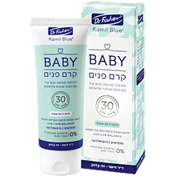 קמיל בלו | סנסיטיב | קרם פנים לתינוק עם הגנה גבוהה מהשמש | מכיל SPF30 | דר פישר | Dr Fischer