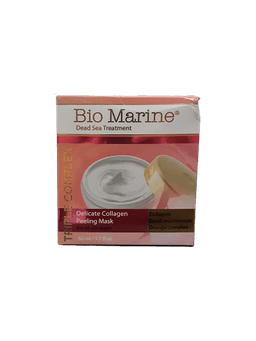 מסיכת פילינג עדינה לפנים עם קולגן | מועשרת במינרלים חיוניים מים המלח | מכיל 50 מל | ביו מארין | Bio Marine