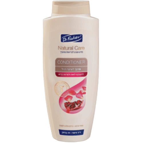 נטורל קר | מרכך לשיער רגיל | מכיל 700 מל | בשילוב תמציות ורדים וחלב רימונים | Natural Care | דר פישר | Dr Fischer