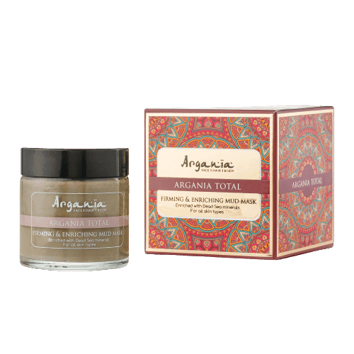 מסכת בוץ מעשירה וממצקת | לכל סוגי העור | מכיל 120 מל | ARGANIA | ארגניה