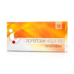 פרוקטו אובלפיכה | פתילות רקטליות | מכיל 12 יחידות | טרי אוף לייף | Tree Of Life