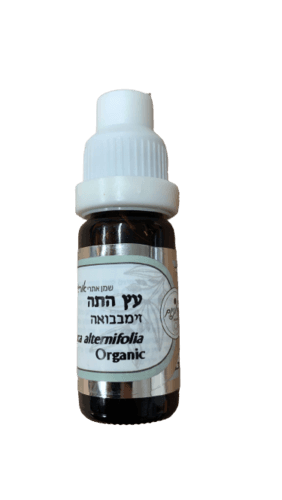 שמן אתרי עץ התה אורגני טהור | מכיל 10 מל | המילניום